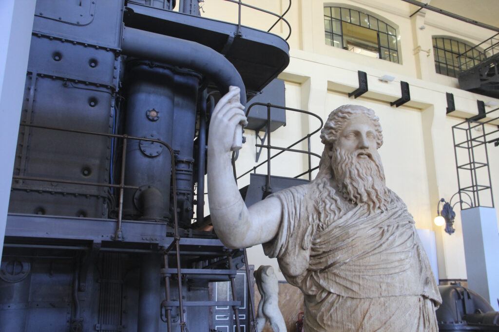 Centrale Montemartini à Rome. Entre antiquité et modernité.