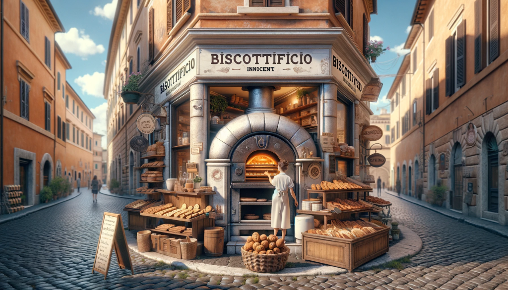 Biscuits artisanaux de Biscottificio Innocenti, spécialité traditionnelle romaine.