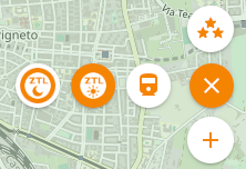 Visualisation des ZTL sur la carte interactive de Rome Tripwizy