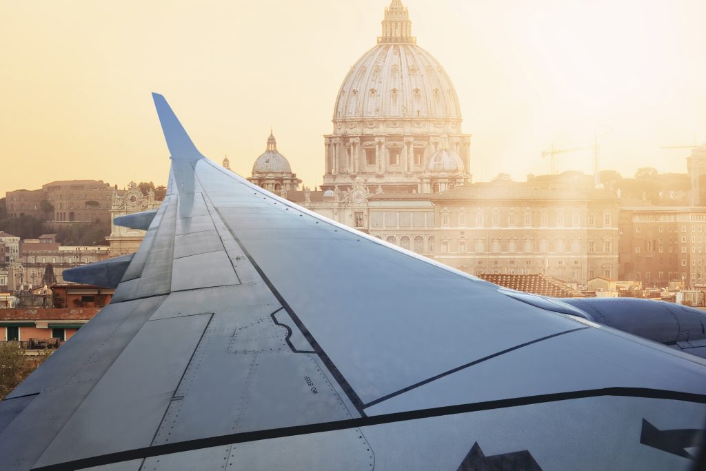Aéroports de Rome Fiumicino et Ciampino pour les vols vers la Ville Éternelle