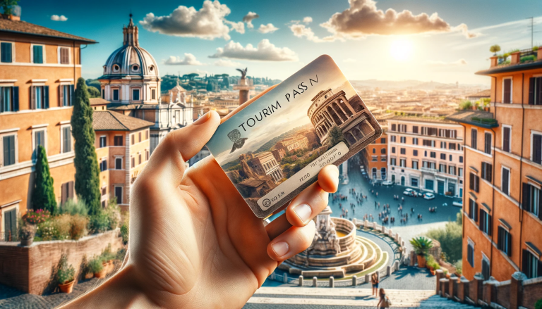 Divers pass touristiques pour explorer Rome, incluant le Colisée, le Vatican, etc.