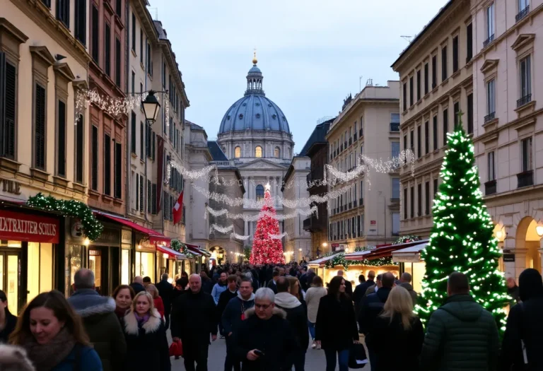 Visiter Rome à Noël : ambiance festive et rues illuminées